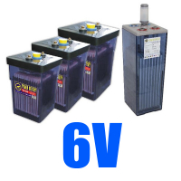 Стационарные аккумуляторы (АКБ) 6V