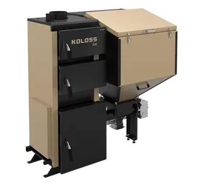 Напольный твердотопливный котел Koloss Auto DUO PLUS 35