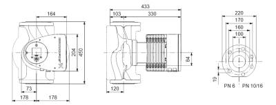 Циркуляционный насос Grundfos MAGNA3 100-120 F